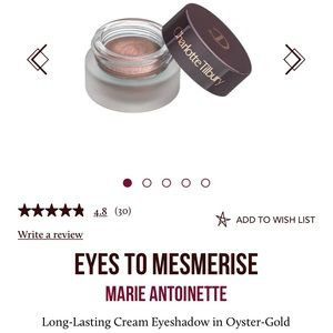 Brand new Charlotte Tilbury cream eyeshadow